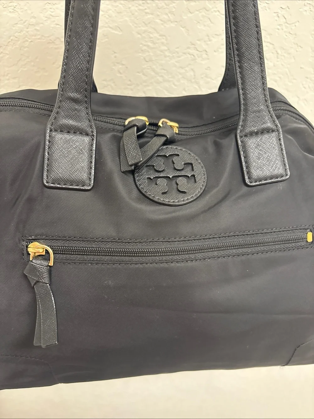 Tory Burch Black Nylon Crossbody Bag